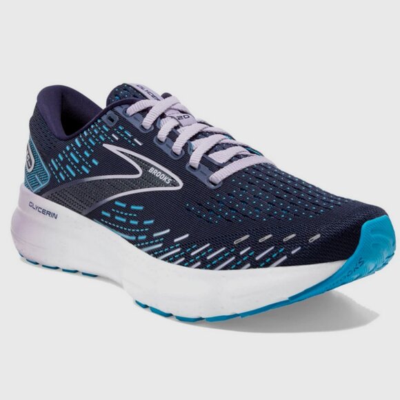 Brooks Glycerin GTS 20 Women's Size 8B ‘Peacoat/Lilac’ Running Shoes 1203701B499 - Picture 6 of 6